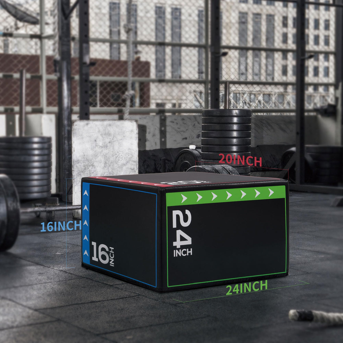 3-in-1 Foam Plyometric Jump Box O8624