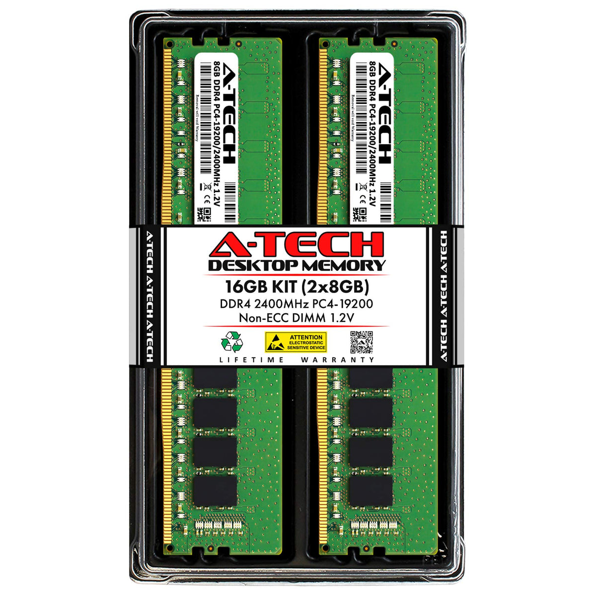 16GB Kit DDR4 2400MHz Non-ECC UDIMM Memory F5706