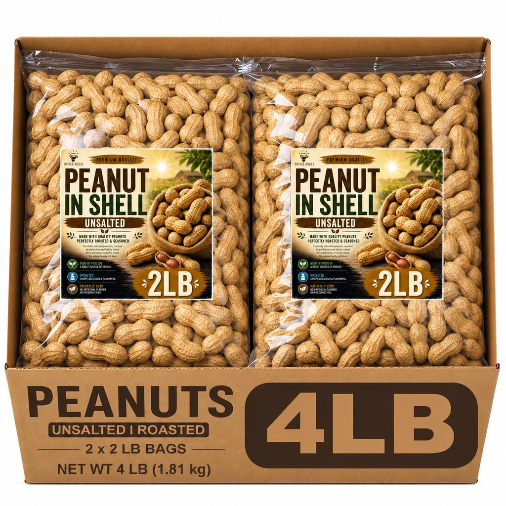 4 LB Unsalted Roasted Peanuts In Shell H734
