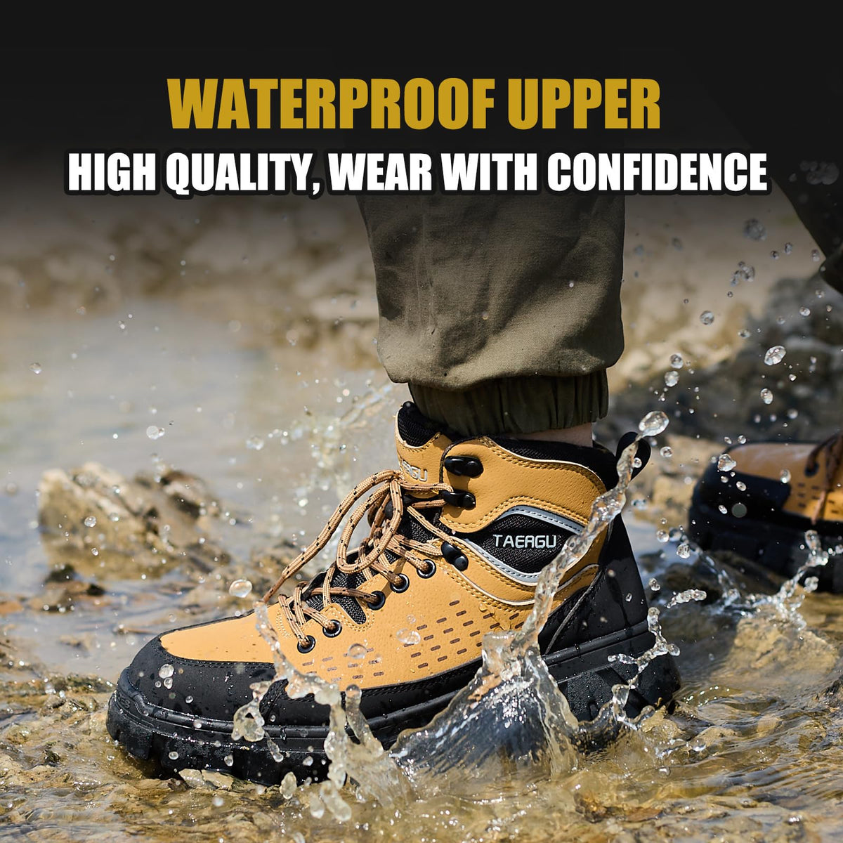 Steel Toe Work Boots 6" Waterproof D331