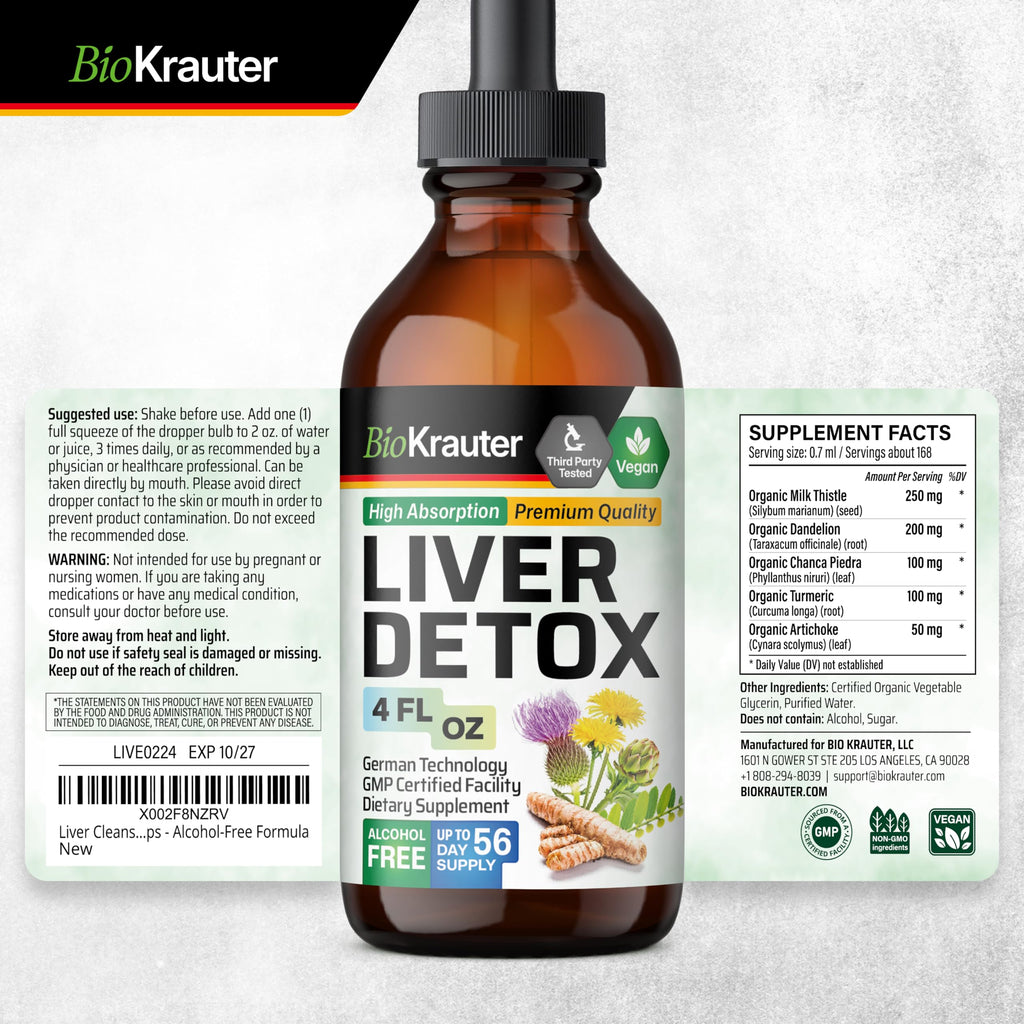 Liver Support 60 Gummies & Liver Detox Tincture 4 Fl. Oz. N753305