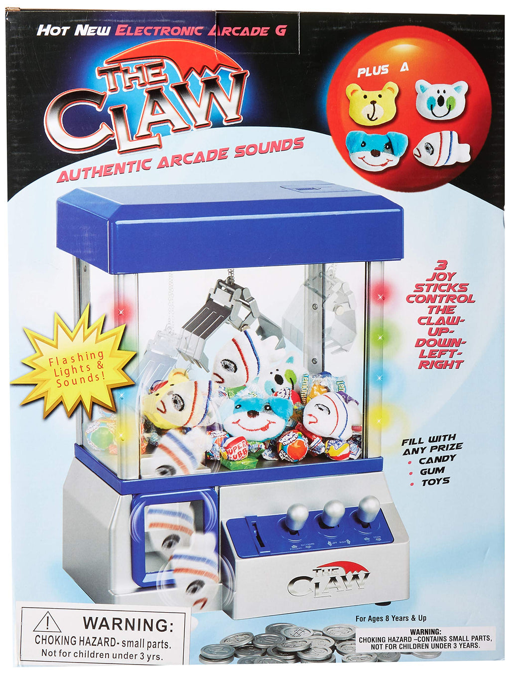 Claw Machine Arcade Mini Toy Grabber Machine with Music & Flashing Lights M5632